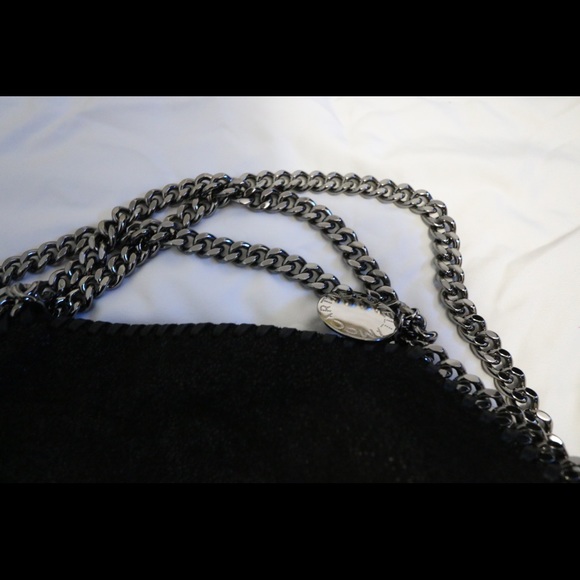 Stella McCartney Black Falabella Tote Small - Picture 2 of 11